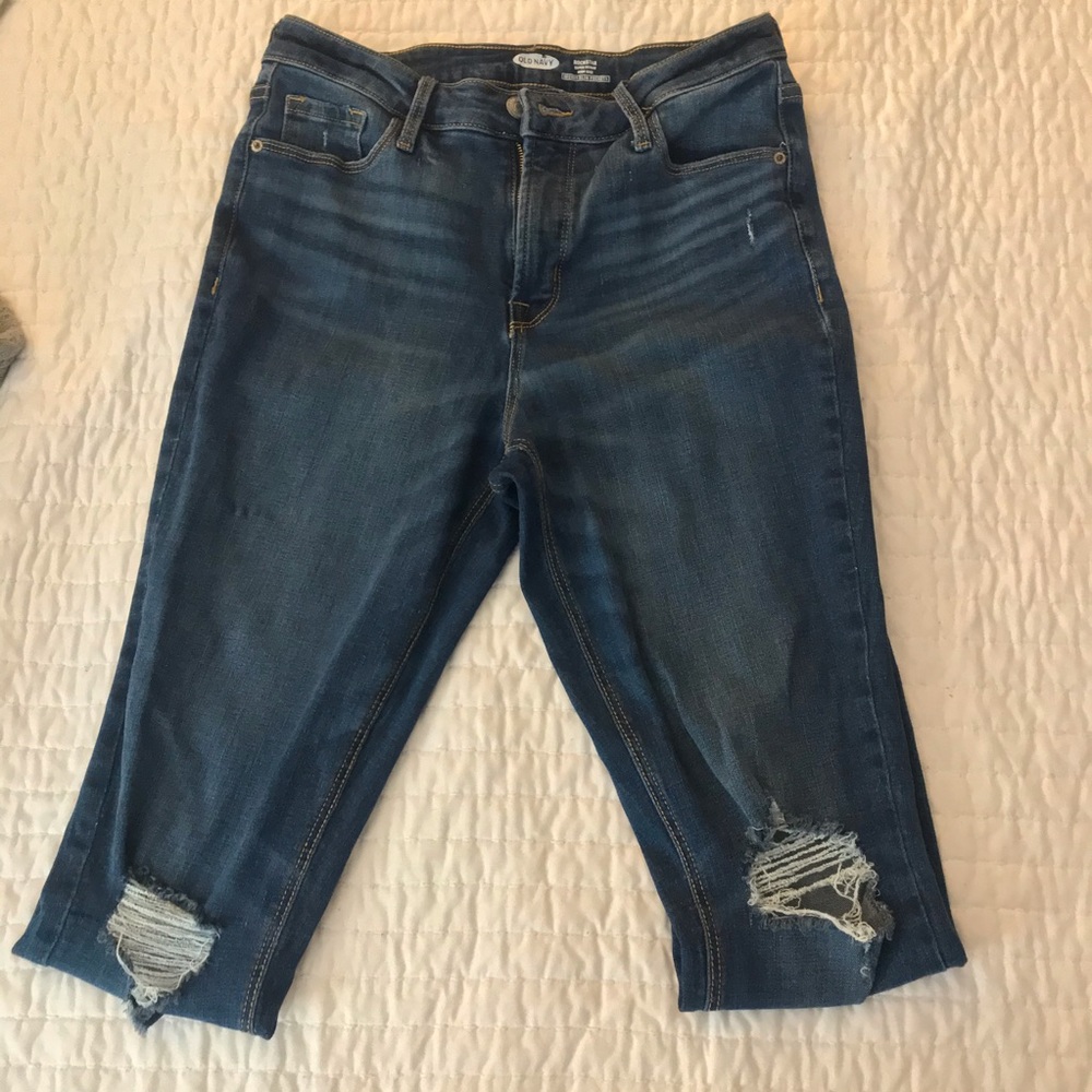 Old Navy Rockstar Super Skinny 8Long